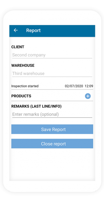 FruitCheck Mockup Report für Referenzseite