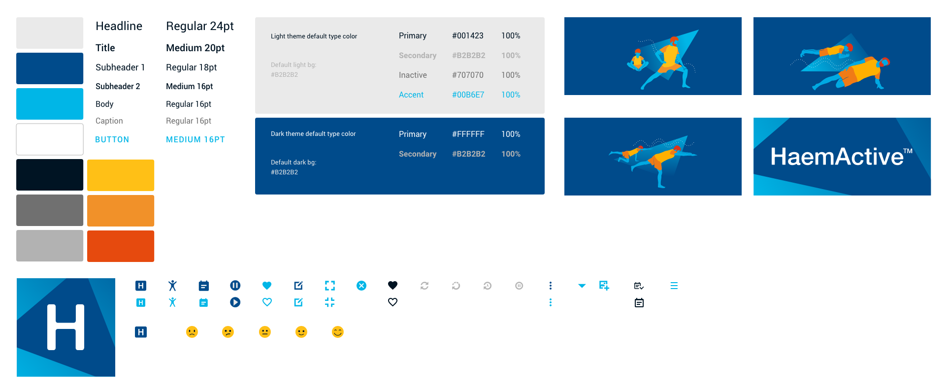 Style guide for the HaemActive app