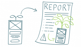 Wachstums check Grafik Growth